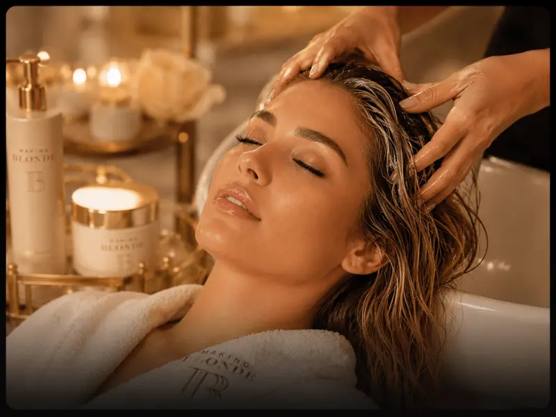 Spa y ritual capilar en Making Blonde